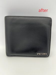 プラダ財布黒アフター1